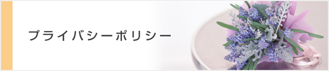 プライバシーポリシー